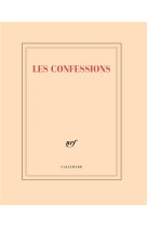 Papeterie gallimard cahier les confessions  18x23,5cm 56 p blanches